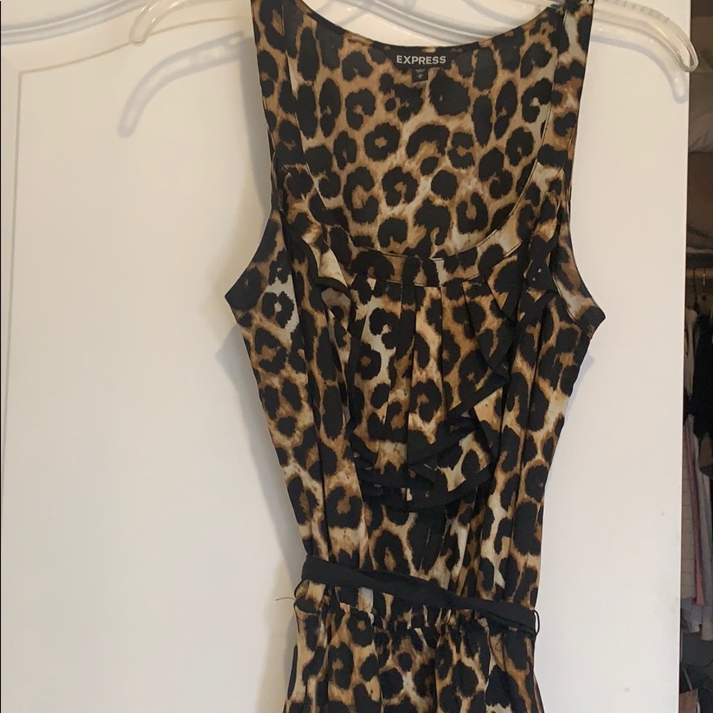 Leopard print dress